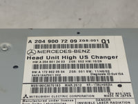 2012 Mercedes-Benz C-Class Radio AM FM Cd Player Receiver Replacement P/N:A 204 900 72 09 A2049007209, A 204 901 24 03 Fits 
