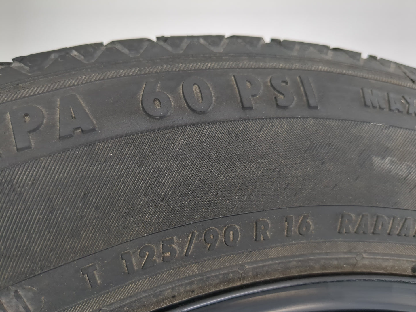2012 Mercedes-benz C230 Spare Donut Tire Wheel Rim Oem - Oemusedautoparts1.com