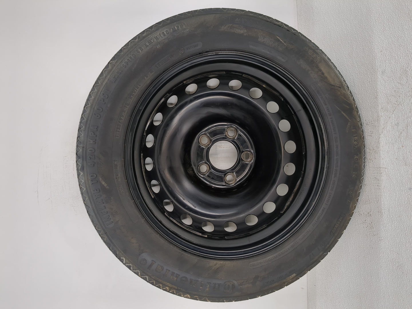 2012 Mercedes-benz C230 Spare Donut Tire Wheel Rim Oem - Oemusedautoparts1.com