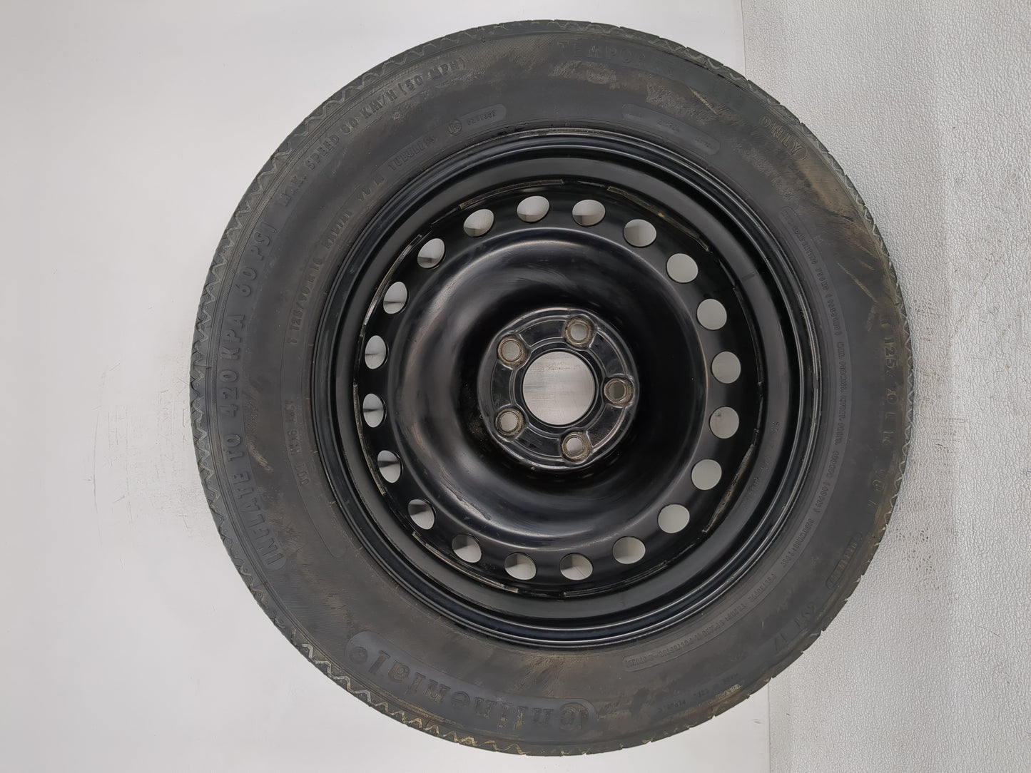 2012 Mercedes-benz C230 Spare Donut Tire Wheel Rim Oem - Oemusedautoparts1.com