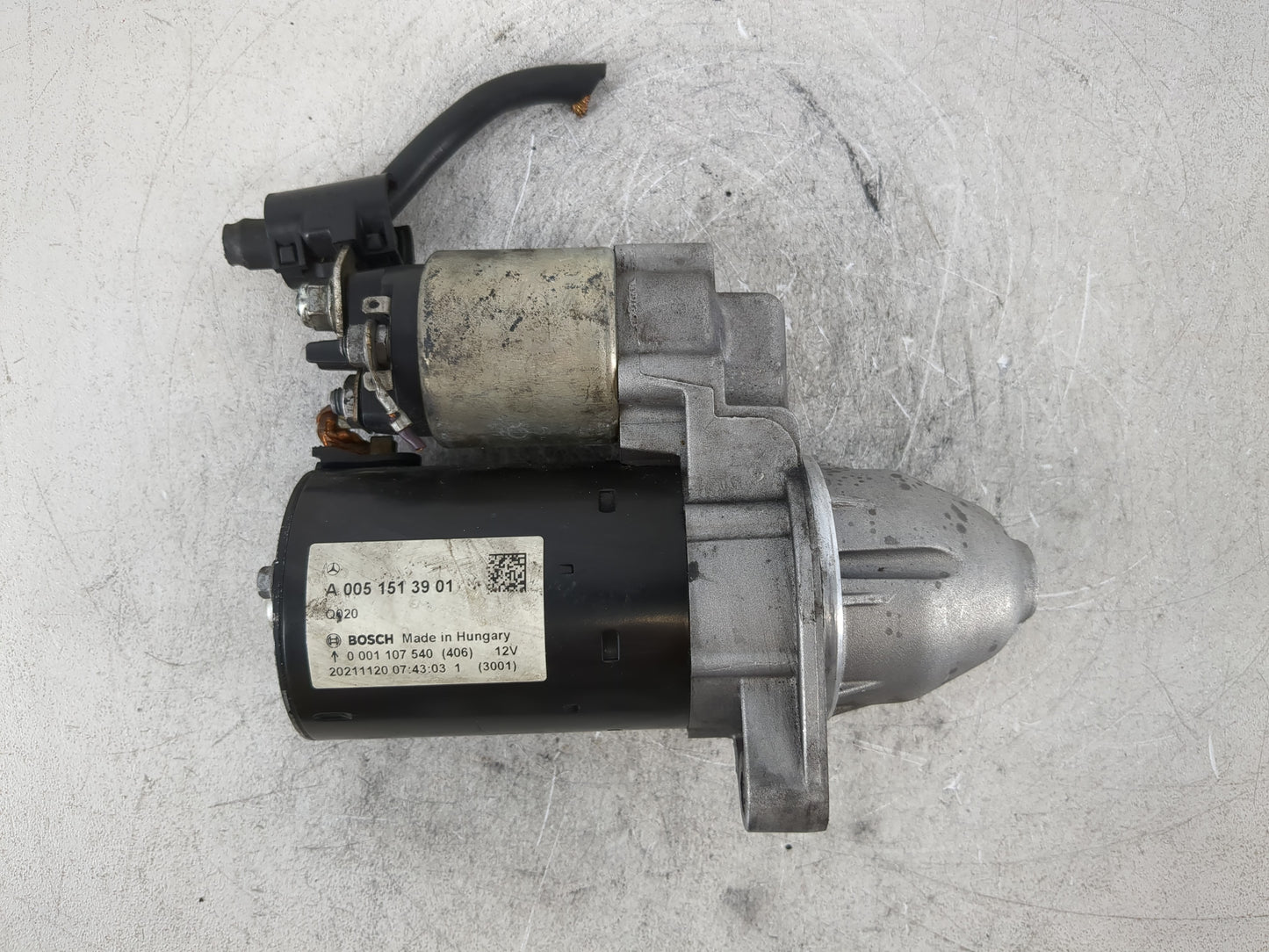 2012-2015 Mercedes-Benz C250 Car Starter Motor Solenoid OEM P/N:A 005 151 39 01 Fits Fits 2003 2004 2005 2012 2013 2014 2015