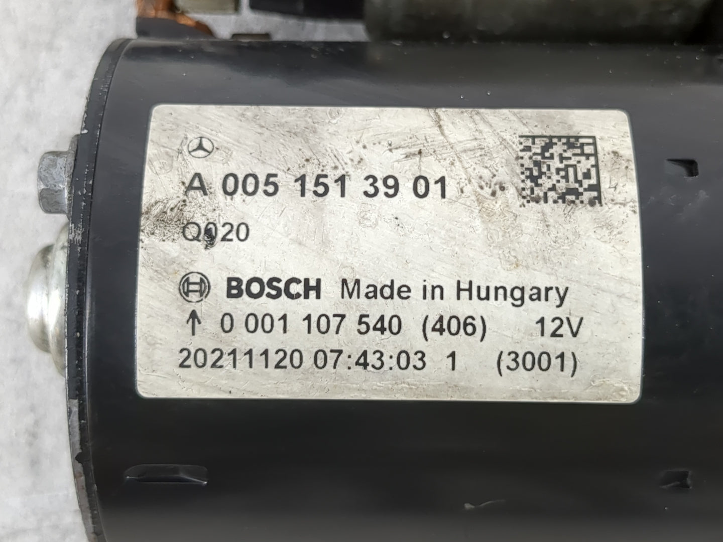 2012-2015 Mercedes-Benz C250 Car Starter Motor Solenoid OEM P/N:A 005 151 39 01 Fits Fits 2003 2004 2005 2012 2013 2014 2015