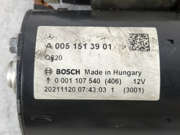 2012-2015 Mercedes-Benz C250 Car Starter Motor Solenoid OEM P/N:A 005 151 39 01 Fits Fits 2003 2004 2005 2012 2013 2014 2015 OEM Used Auto Parts