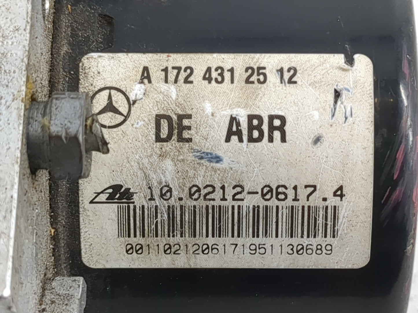 2012 Mercedes-Benz C250 ABS Pump Control Module Replacement P/N:A 172 431 25 12 Fits OEM Used Auto Parts - Oemusedautoparts1