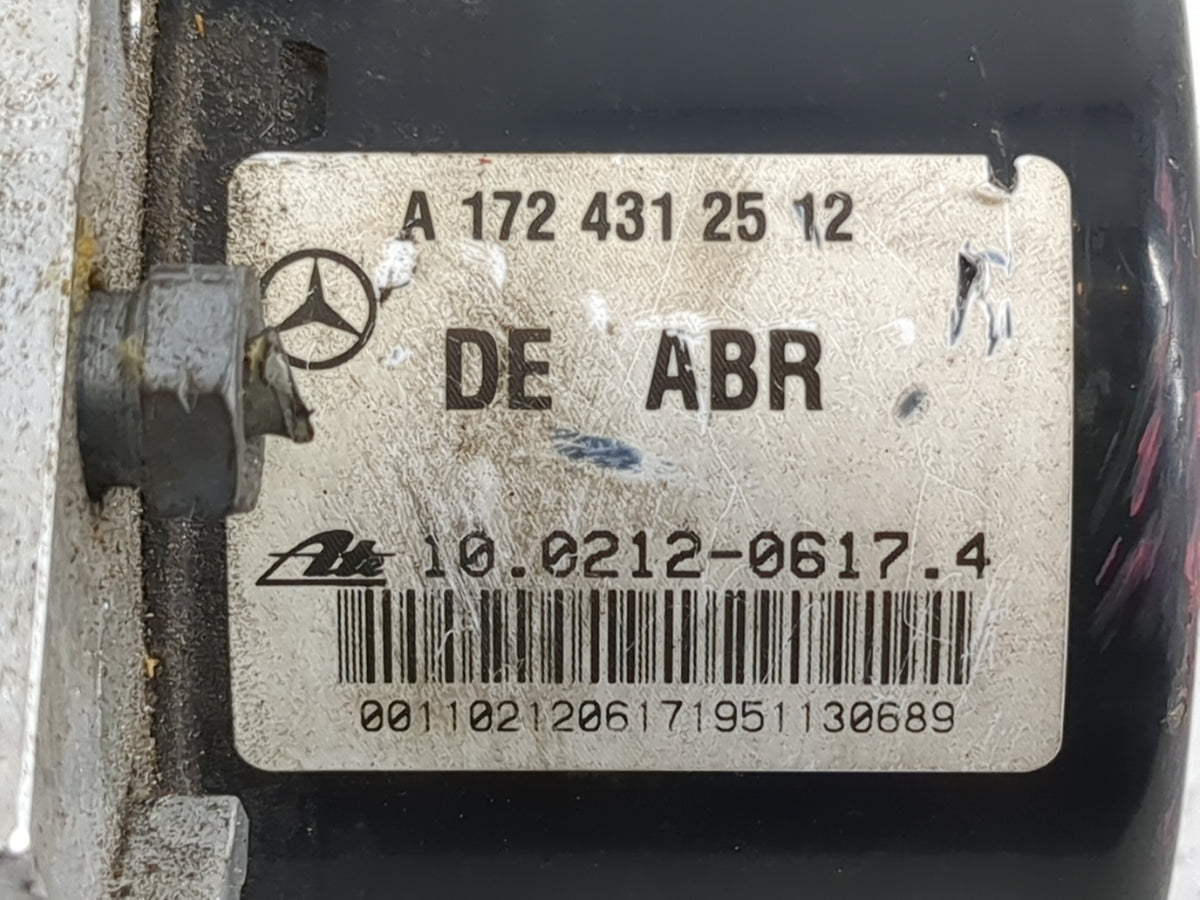 2012 Mercedes-Benz C250 Anti-Lock Brake ABS Pump Module Actuator OEM P/N:A 172 431 25 12 Fits OEM Used Auto Parts - Oemuseda