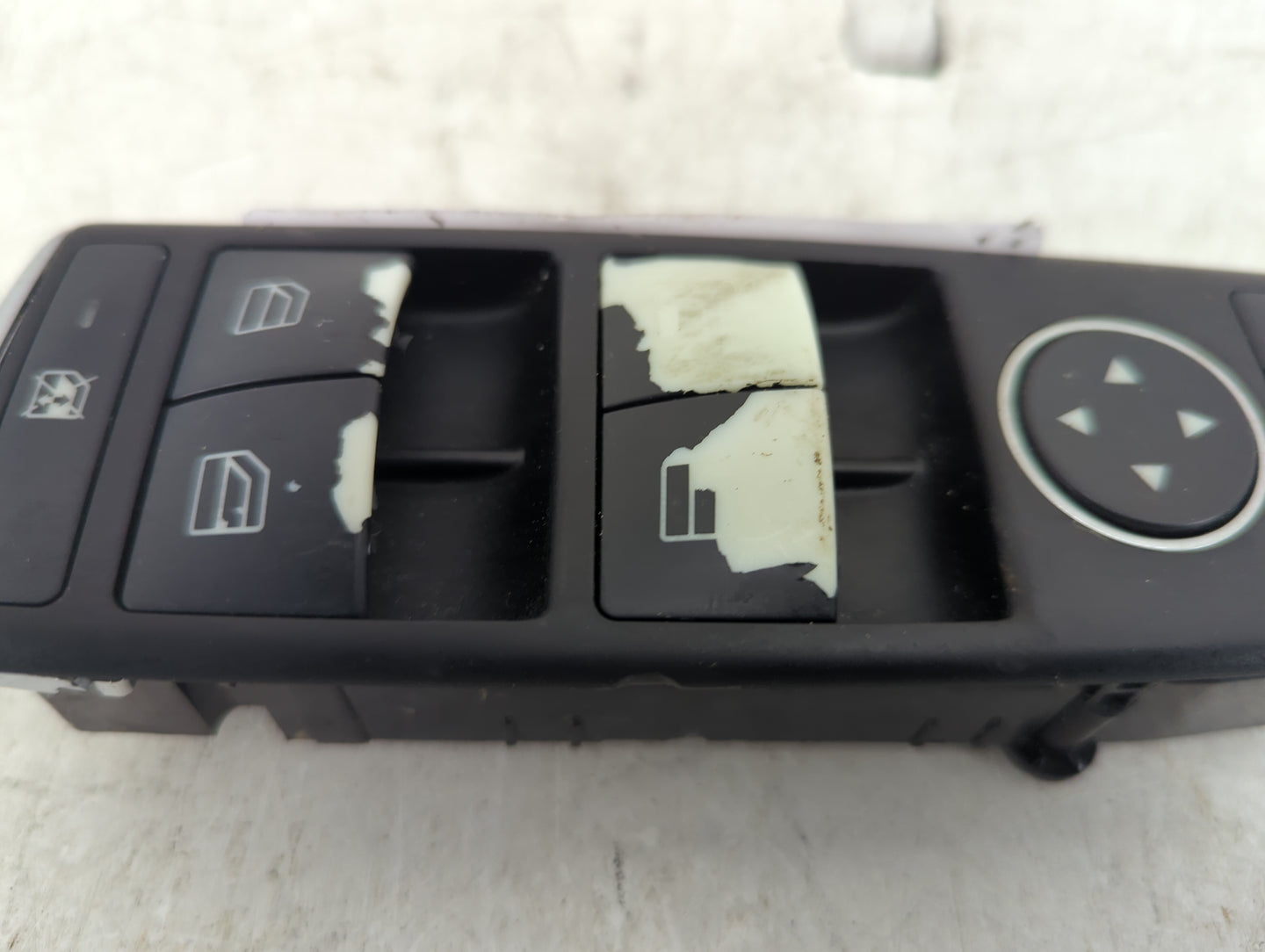 2010-2015 Mercedes-Benz C250 Master Power Window Switch Replacement Driver Side Left Fits OEM Used Auto Parts - Oemusedautop
