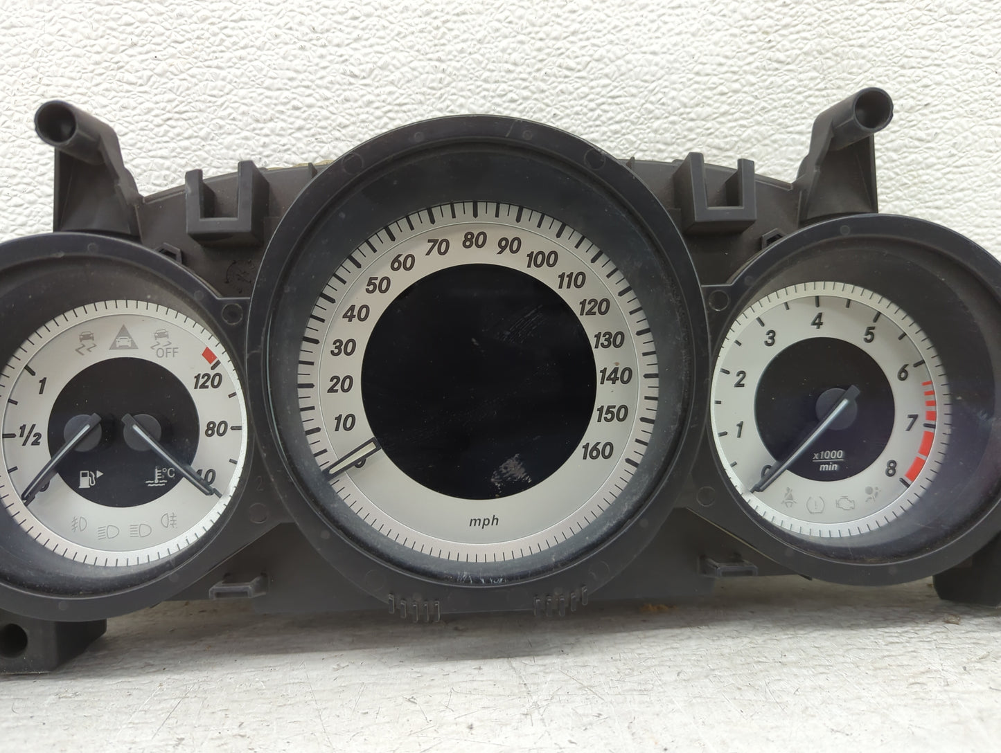 2012 Mercedes-Benz C250 Instrument Cluster Speedometer Gauges P/N:A2049003808 A2C33221200 Miles:73K Fits OEM Used Auto Parts