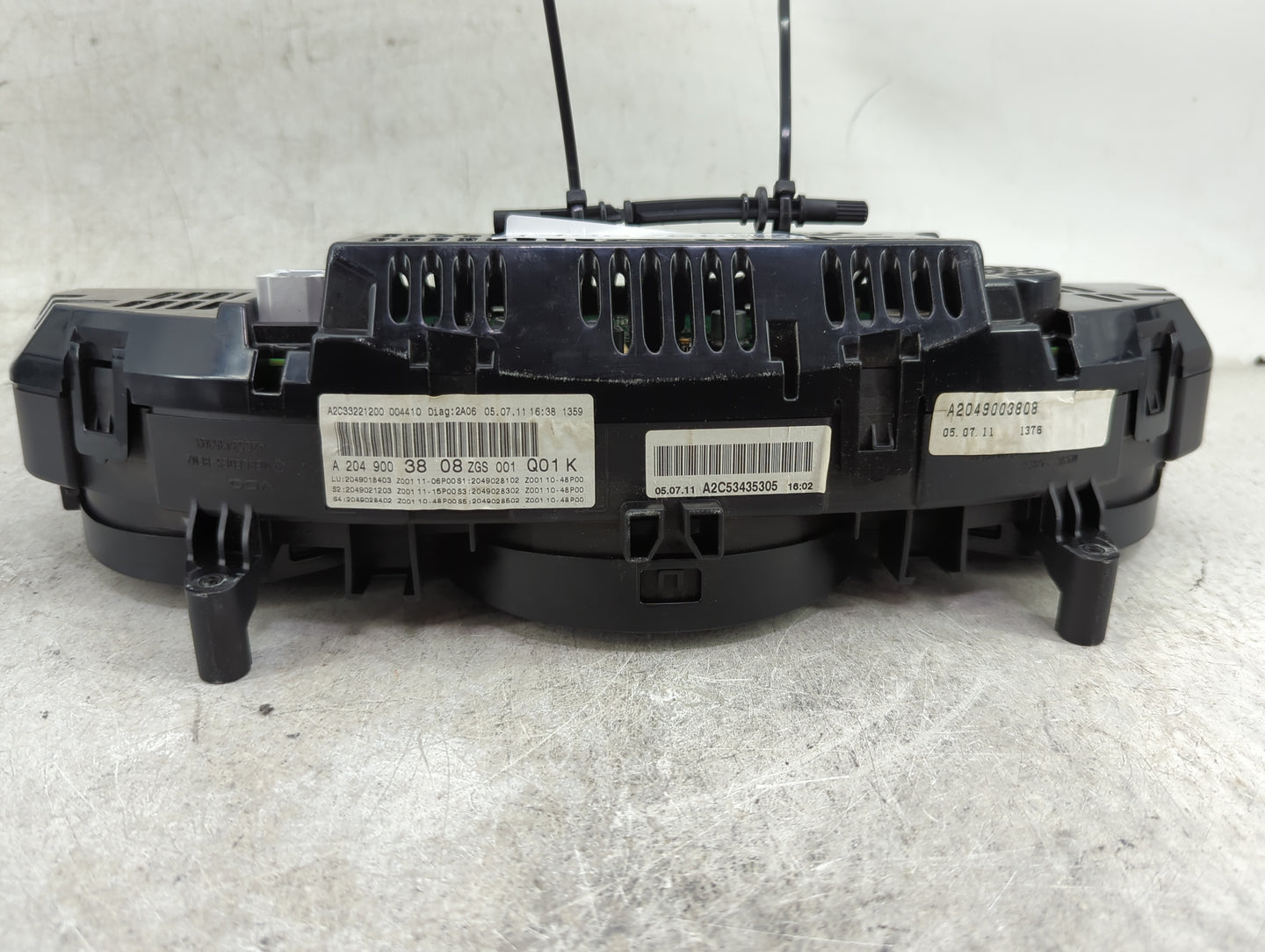 2012 Mercedes-Benz C250 Instrument Cluster Speedometer Gauges P/N:A2C53435303 Miles: Fits OEM Used Auto Parts - Oemusedautop