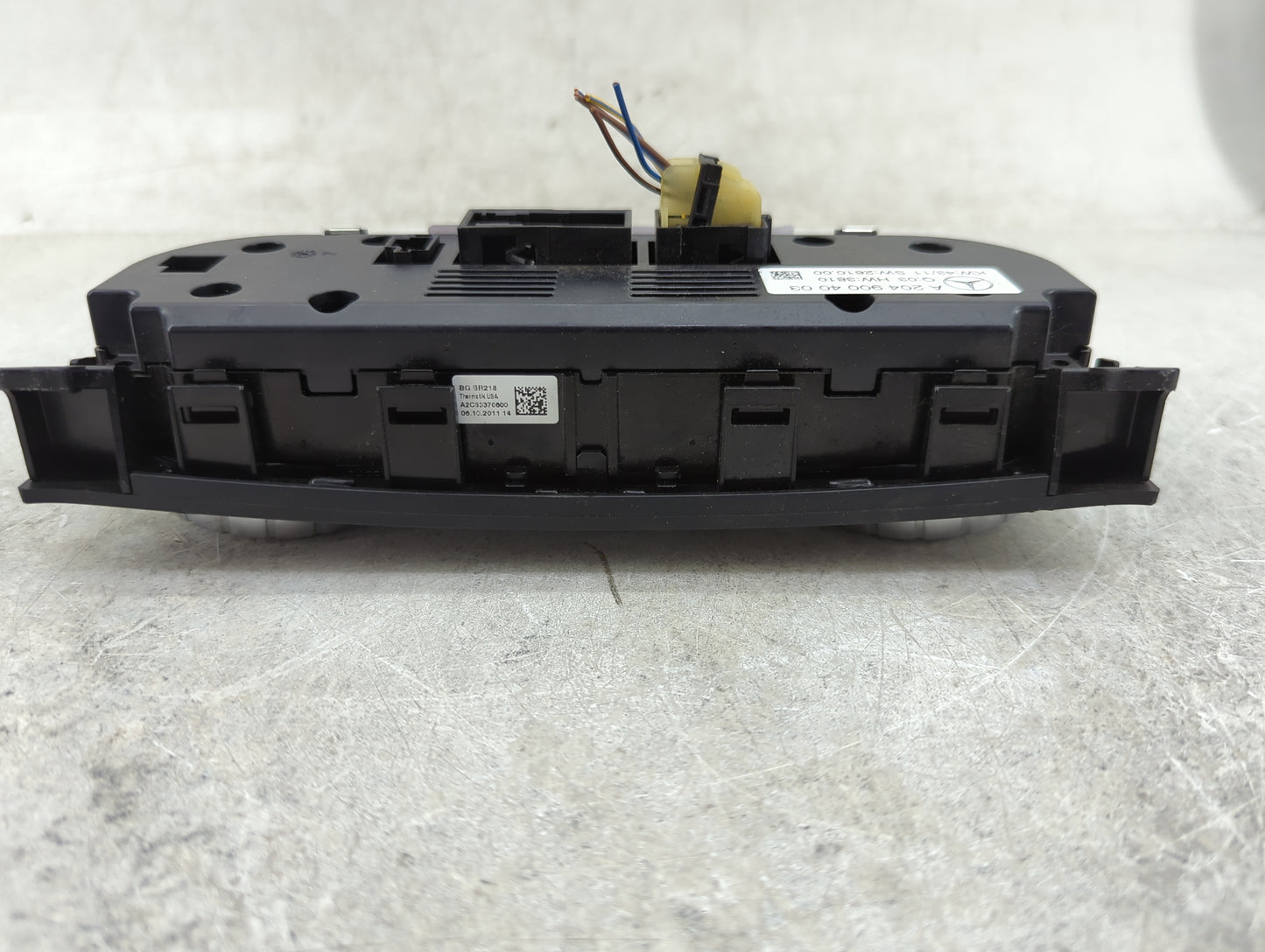 2012 Mercedes-Benz C250 Climate Control Module Temperature AC/Heater Replacement P/N:A 204 900 40 03 Fits Fits 2013 2014 201