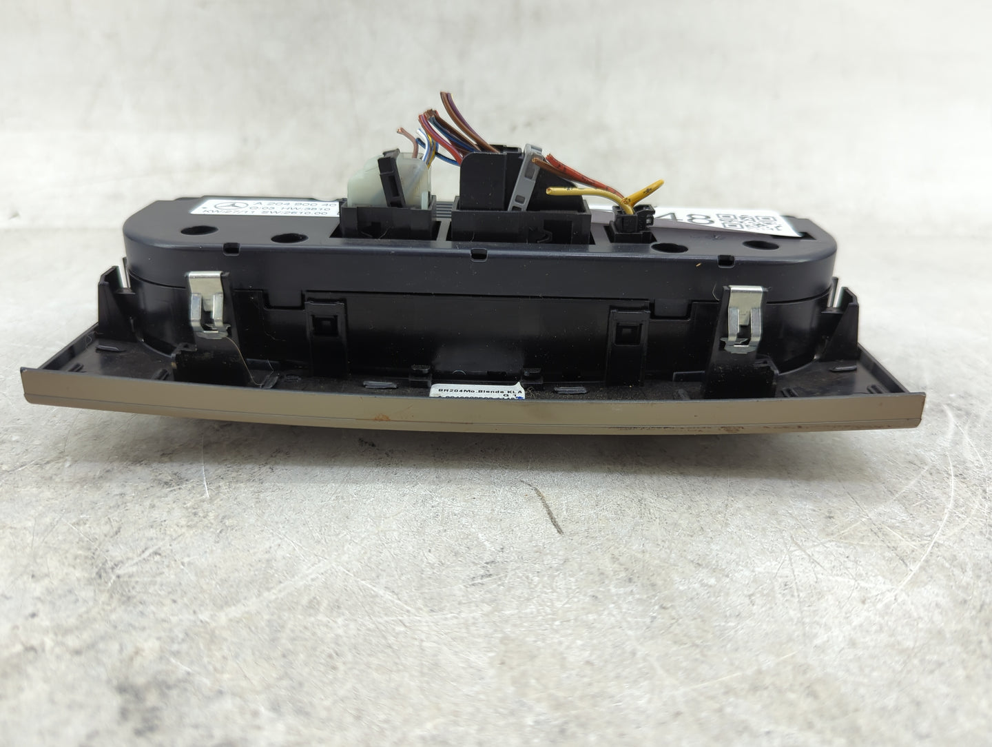 2012 Mercedes-Benz C250 Climate Control Module Temperature AC/Heater Replacement P/N:A 204 900 40 03 Fits Fits 2013 2014 201