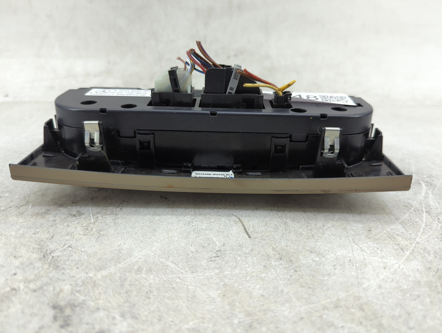 2012 Mercedes-Benz C250 Climate Control Module Temperature AC/Heater Replacement P/N:A 204 900 40 03 Fits Fits 2013 2014 201