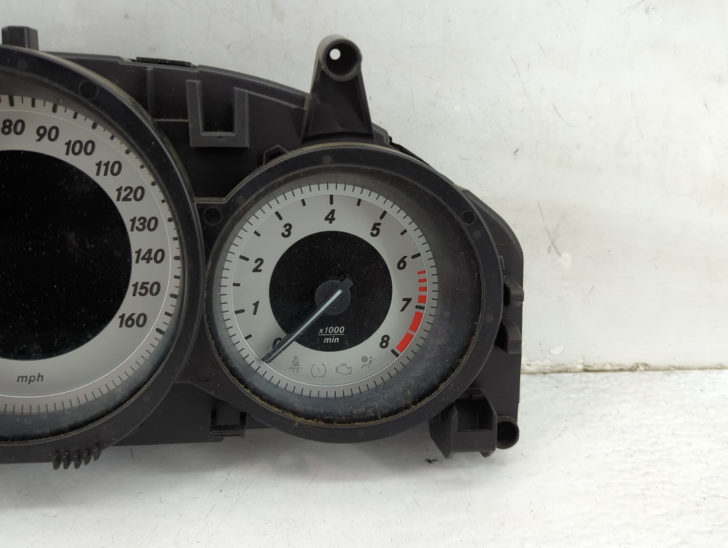 2012 Mercedes-Benz C250 Instrument Cluster Speedometer Gauges P/N:A2049003808 A2C33221200 Miles: Fits OEM Used Auto Parts - 