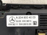 2012 Mercedes-Benz C250 Climate Control Module Temperature AC/Heater Replacement P/N:A2049004003 Fits Fits 2013 2014 2015 20