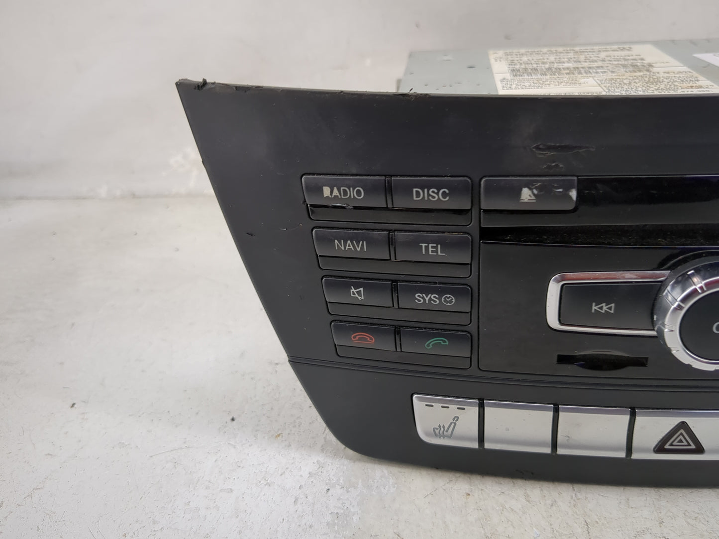 2012 Mercedes-Benz C250 Radio AM FM Cd Player Receiver Replacement P/N:A2049006108 A2049011104, A1729026003 Fits OEM Used Au