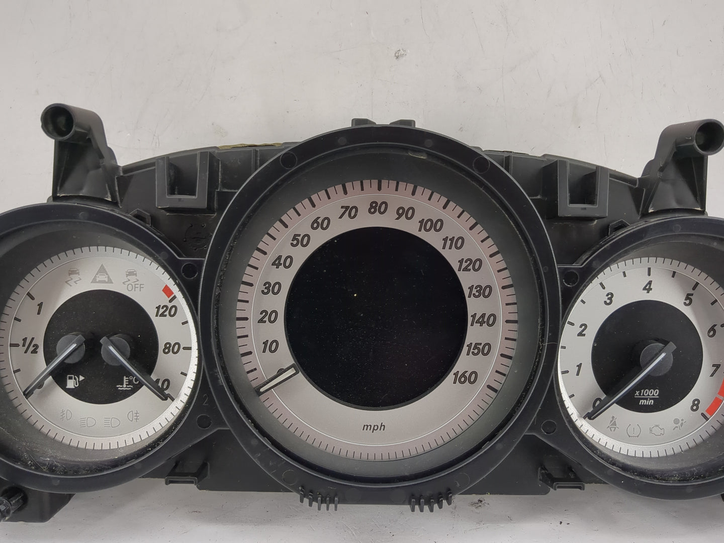 2012 Mercedes-Benz C250 Instrument Cluster Speedometer Gauges P/N:A2049003808 A2C33221200 Miles: Fits OEM Used Auto Parts - 