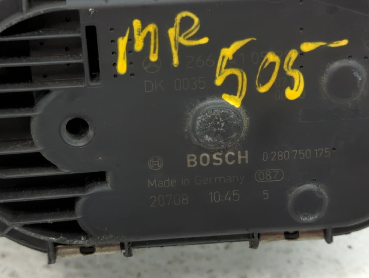 2012-2015 Mercedes-Benz C250 Throttle Body P/N:266 141 05 25 2661410525 Fits OEM Used Auto Parts - Oemusedautoparts1.com