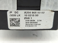 2010-2015 Mercedes-Benz C250 Master Power Window Switch Replacement Driver Side Left P/N:A204 905 53 02 Fits OEM Used Auto P
