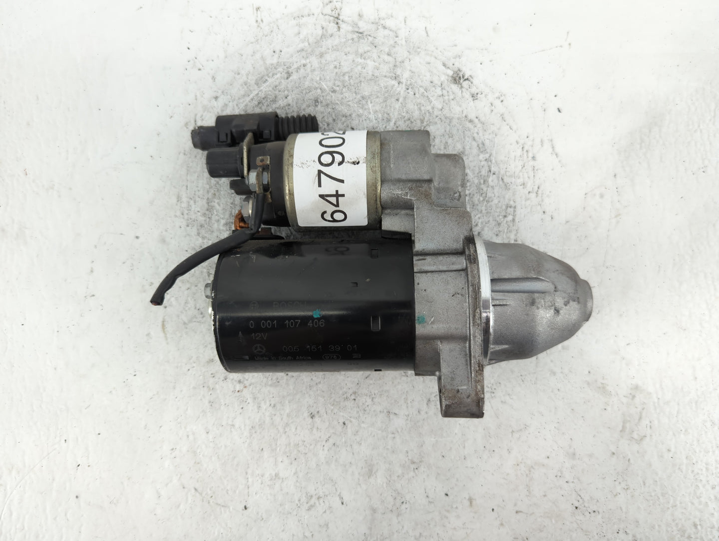 2012-2015 Mercedes-Benz C250 Car Starter Motor Solenoid OEM P/N:005 151 39 01 0 001 107 406 Fits OEM Used Auto Parts - Oemus