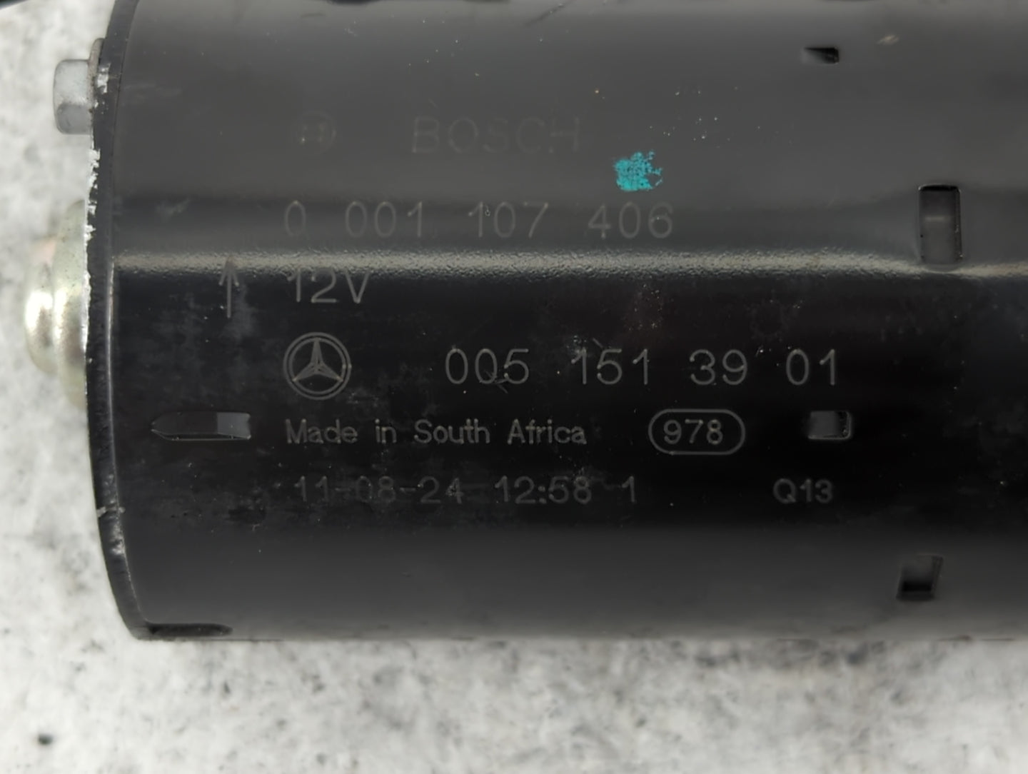 2012-2015 Mercedes-Benz C250 Car Starter Motor Solenoid OEM P/N:005 151 39 01 0 001 107 406 Fits OEM Used Auto Parts - Oemus