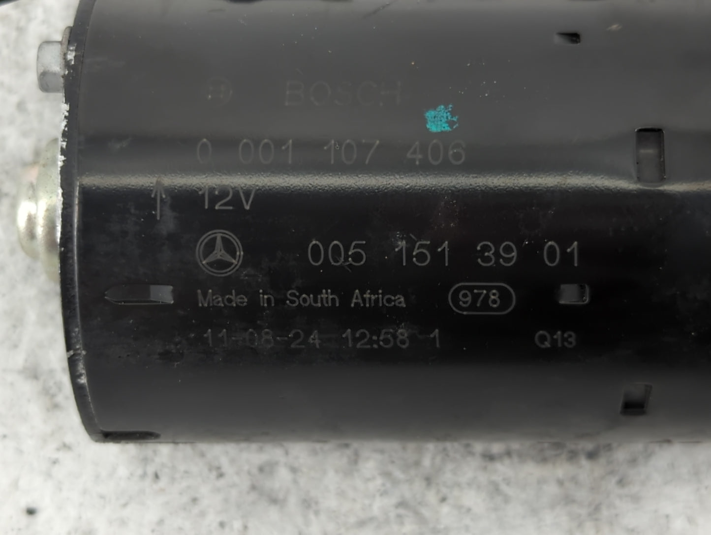 2012-2015 Mercedes-Benz C250 Car Starter Motor Solenoid OEM P/N:005 151 39 01 0 001 107 406 Fits OEM Used Auto Parts - Oemus