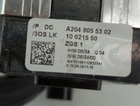 2012 Mercedes-Benz C250 Master Power Window Switch Replacement Driver Side Left P/N:A204 905 53 02 Fits OEM Used Auto Parts 