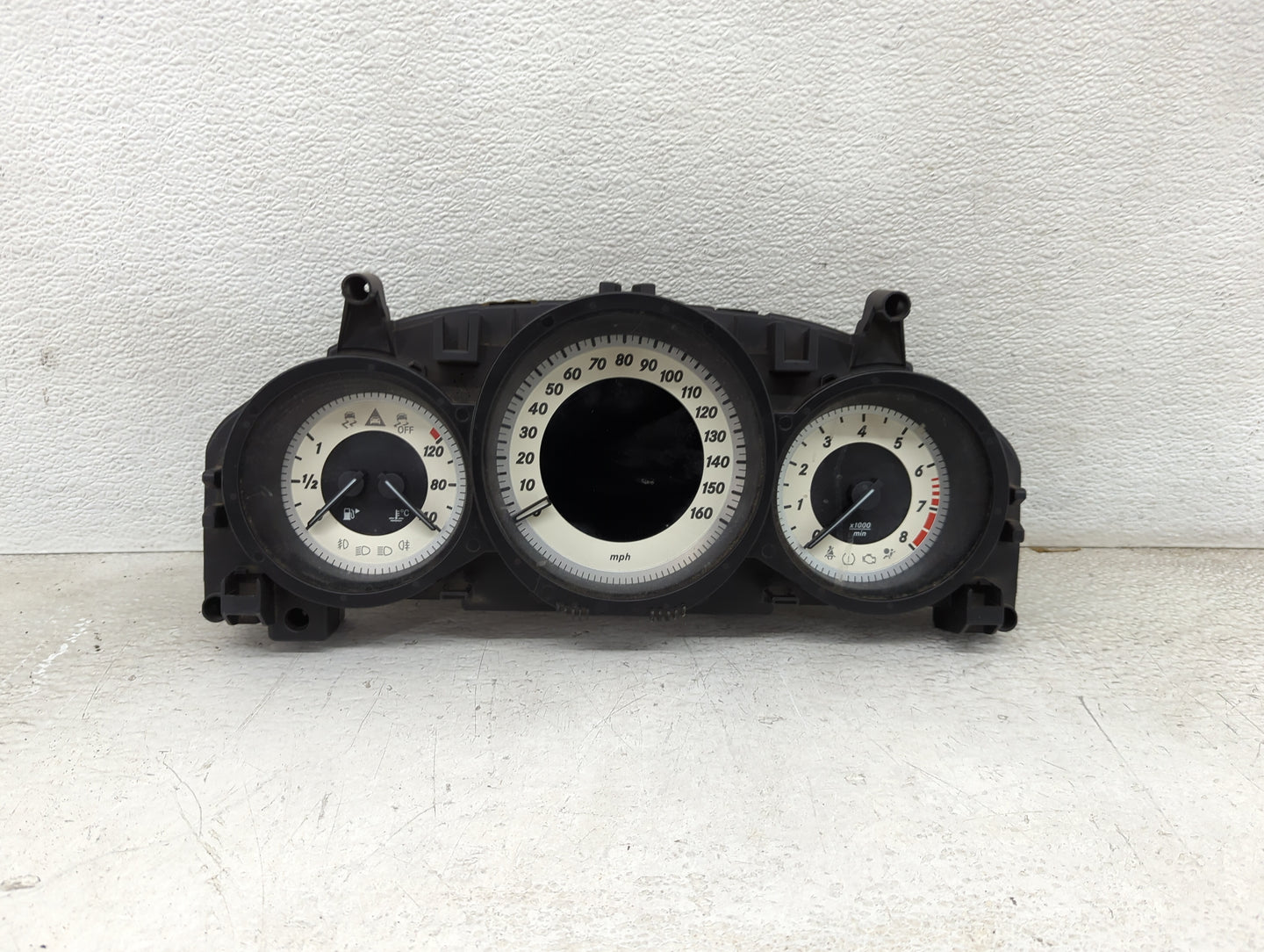 2012 Mercedes-Benz C300 Instrument Cluster Speedometer Gauges Miles: Fits OEM Used Auto Parts - Oemusedautoparts1.com