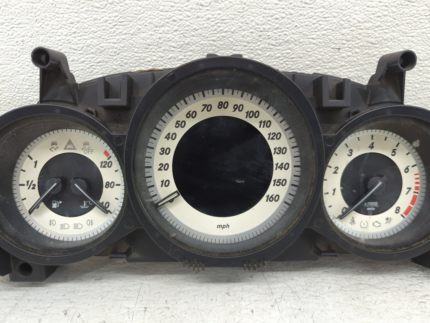 2012 Mercedes-Benz C300 Instrument Cluster Speedometer Gauges Miles: Fits OEM Used Auto Parts - Oemusedautoparts1.com