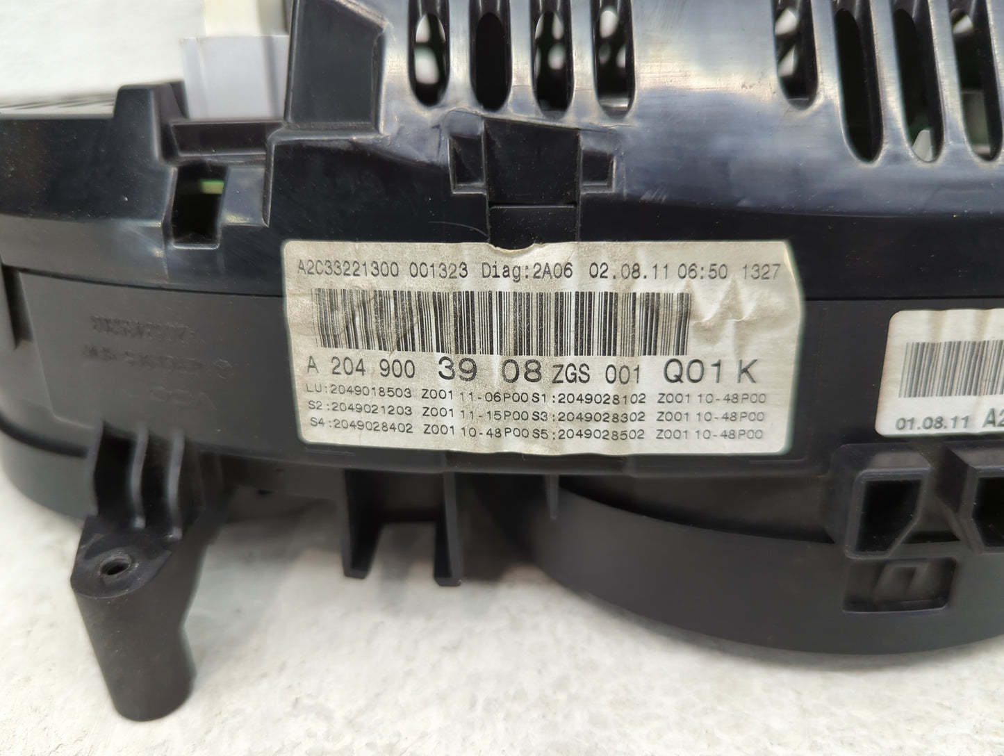 2012 Mercedes-Benz C300 Instrument Cluster Speedometer Gauges Miles: Fits OEM Used Auto Parts - Oemusedautoparts1.com