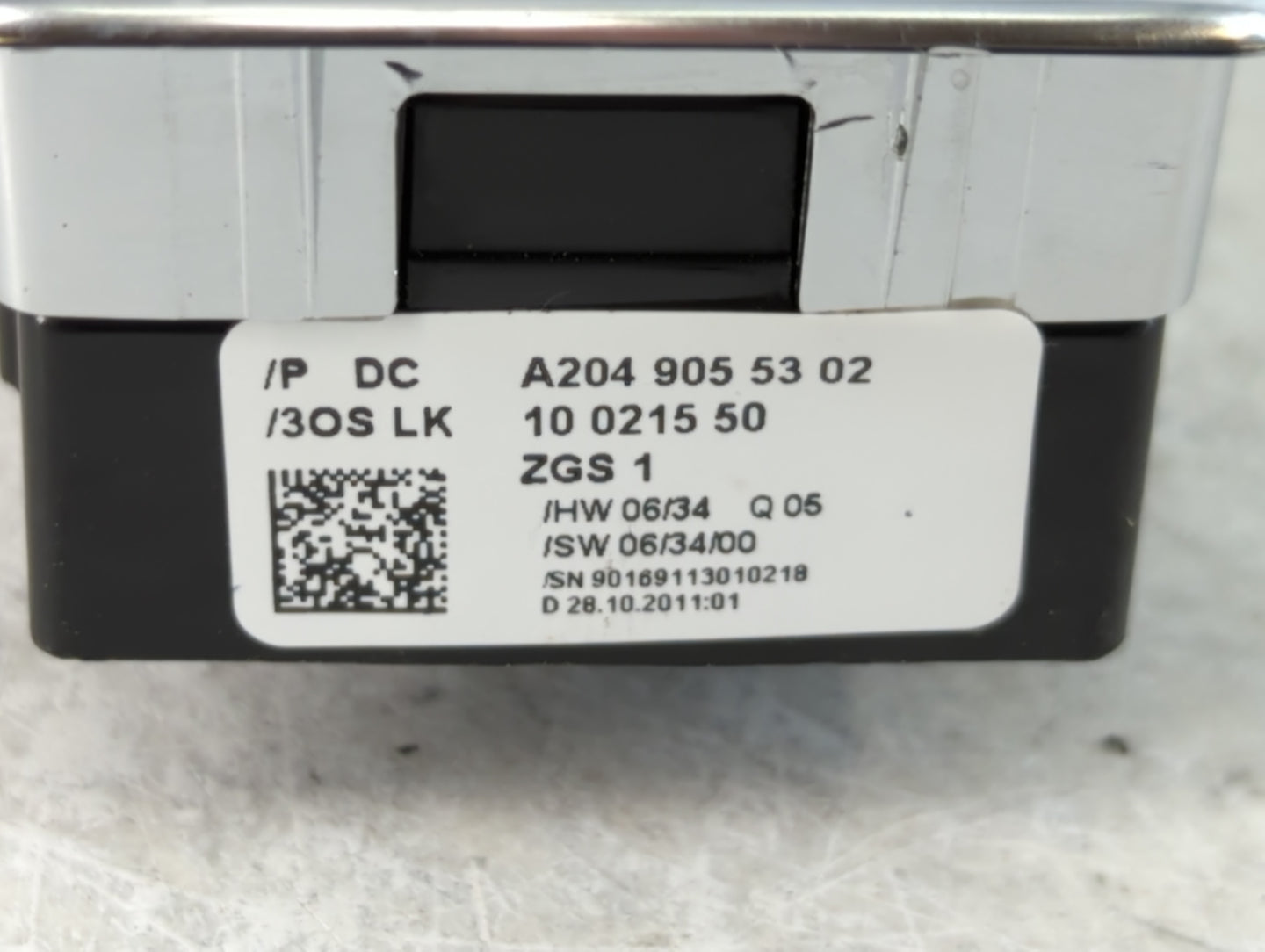 2011-2014 Mercedes-Benz C300 Master Power Window Switch Replacement Driver Side Left P/N:A204 905 53 02 Fits OEM Used Auto P