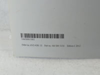 2012 Mercedes-Benz C350 Owners Manual Book Guide P/N:166 584 15 81 OEM Used Auto Parts - Oemusedautoparts1.com