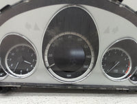 2012 Mercedes-Benz E-Class Instrument Cluster Speedometer Gauges P/N:A2129004213 2129014102, A2C33061900 Miles:166K Fits OEM