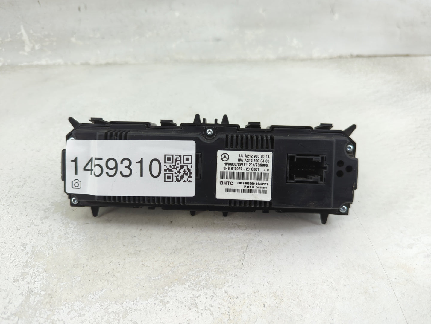 2012 Mercedes-Benz E-Class Climate Control Module Temperature AC/Heater Replacement P/N:A2129003014 A2128300485 Fits OEM Use