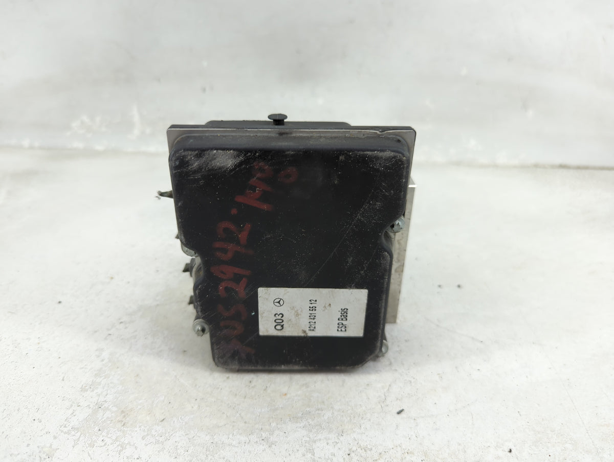 2012 Mercedes-Benz E-Class Anti-Lock Brake ABS Pump Module Actuator OEM P/N:0265236464 A2124315512, 120126/6/1175 Fits Fits 