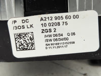 2012 Mercedes-Benz E-Class Master Power Window Switch Replacement Driver Side Left P/N:A2129056000 10020875 Fits OEM Used Au