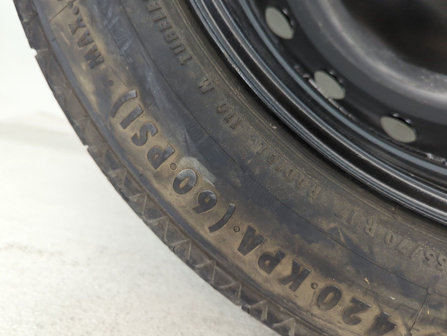 2012 Mercedes-benz E-class Spare Donut Tire Wheel Rim Oem - Oemusedautoparts1.com