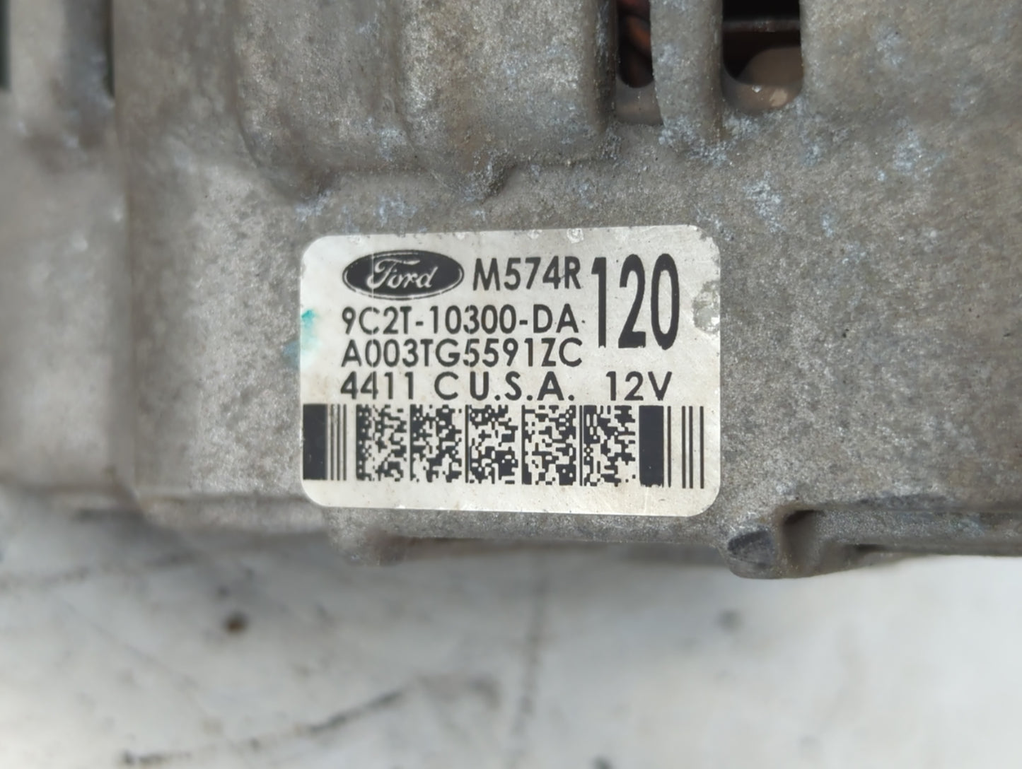 2012 Mercedes-Benz E250 Alternator Replacement Generator Charging Assembly Engine OEM P/N:9C2T-10300-DA Fits OEM Used Auto P