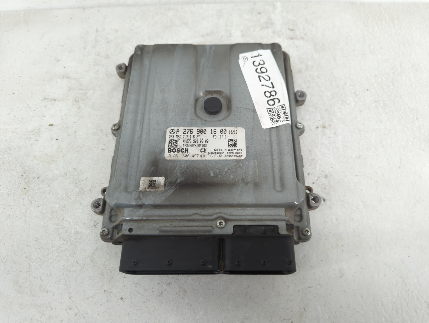 2012-2013 Mercedes-Benz E350 PCM Engine Control Computer ECU ECM PCU OEM P/N:A2769001600 Fits Fits 2012 2013 OEM Used Auto P