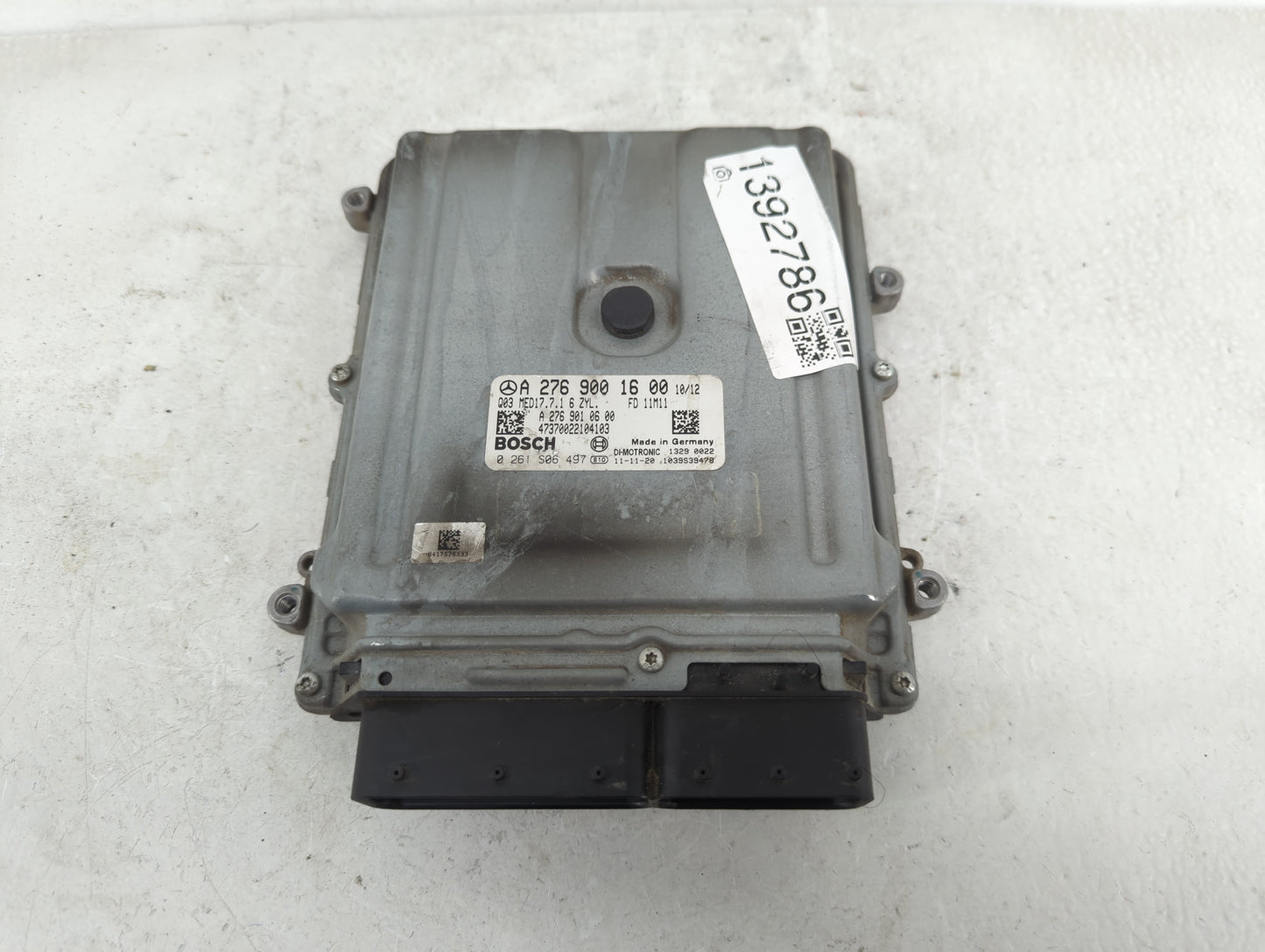2012-2013 Mercedes-Benz E350 PCM Engine Control Computer ECU ECM PCU OEM P/N:A2769001600 Fits Fits 2012 2013 OEM Used Auto P