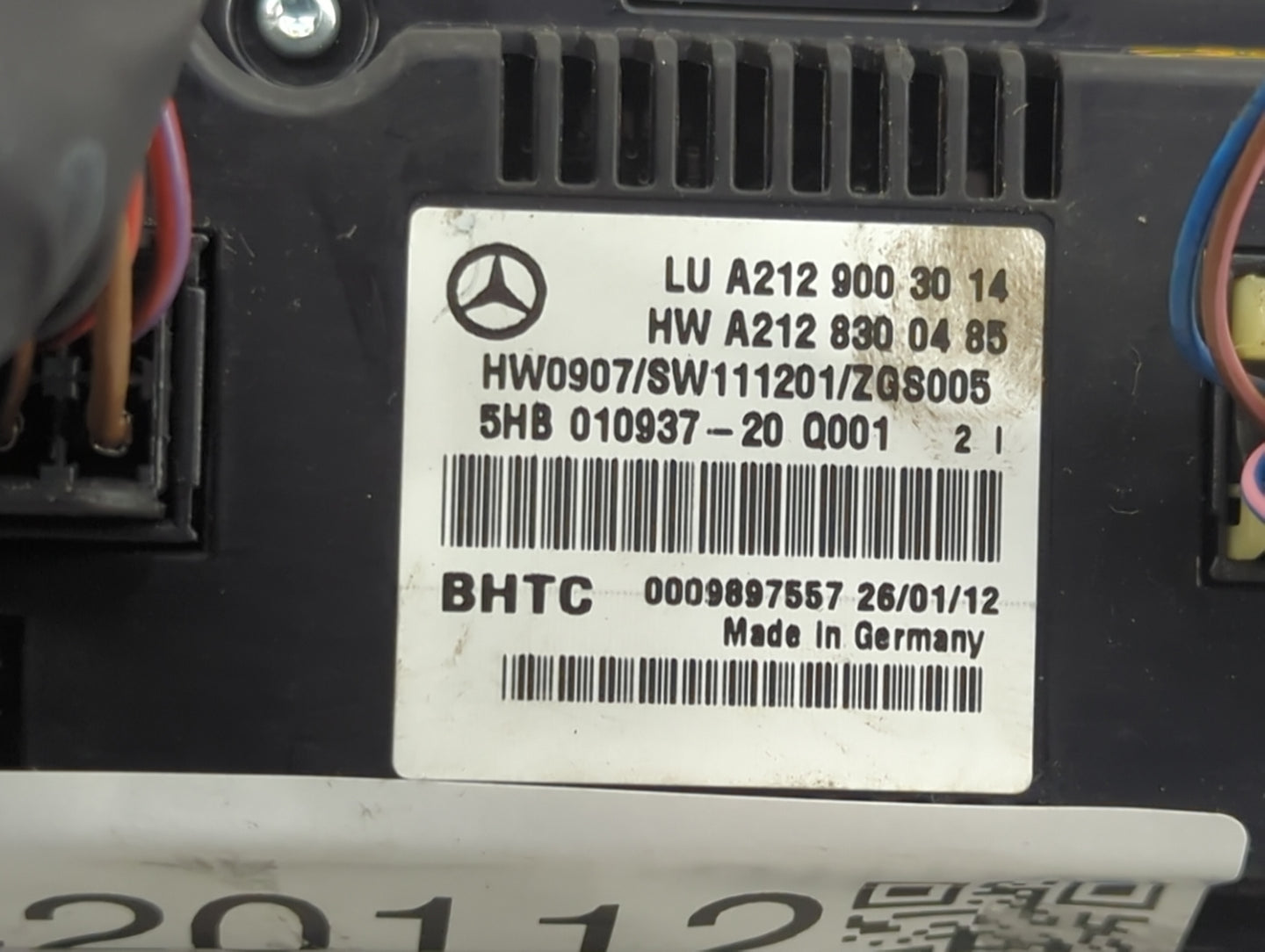 2010-2013 Mercedes-Benz E350 Climate Control Module Temperature AC/Heater Replacement P/N:A2129003014 A2128300485 Fits OEM U