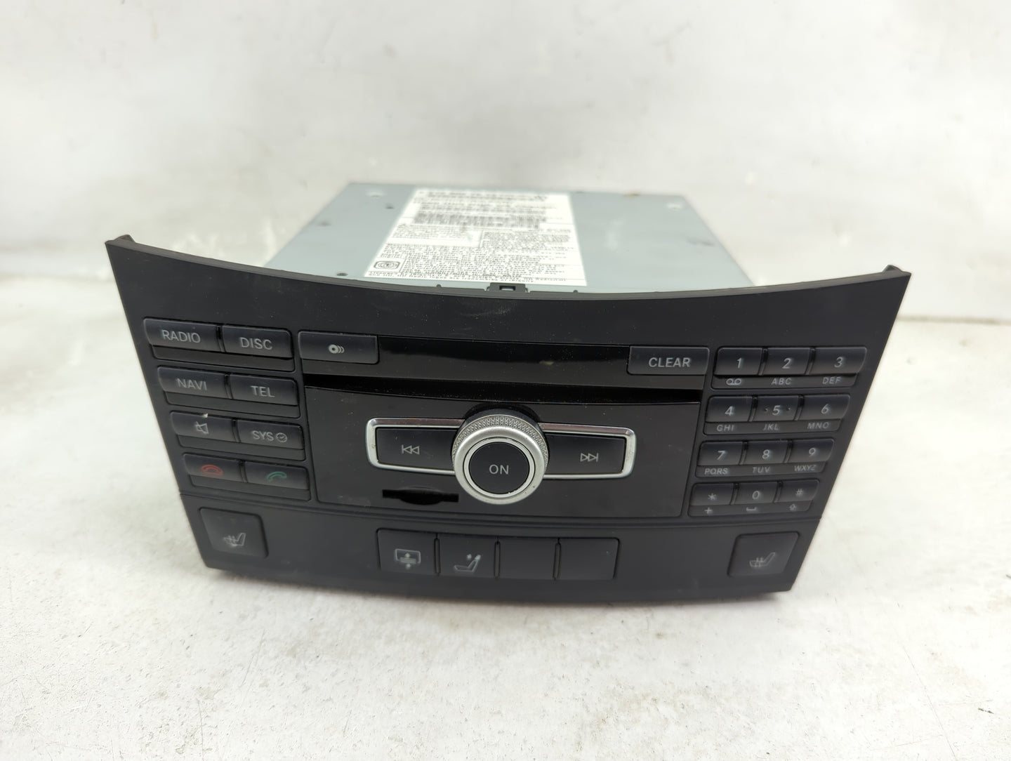 2011-2012 Mercedes-Benz E350 Radio AM FM Cd Player Receiver Replacement P/N:A2129007513 A2129011706 Fits Fits 2011 2012 OEM 