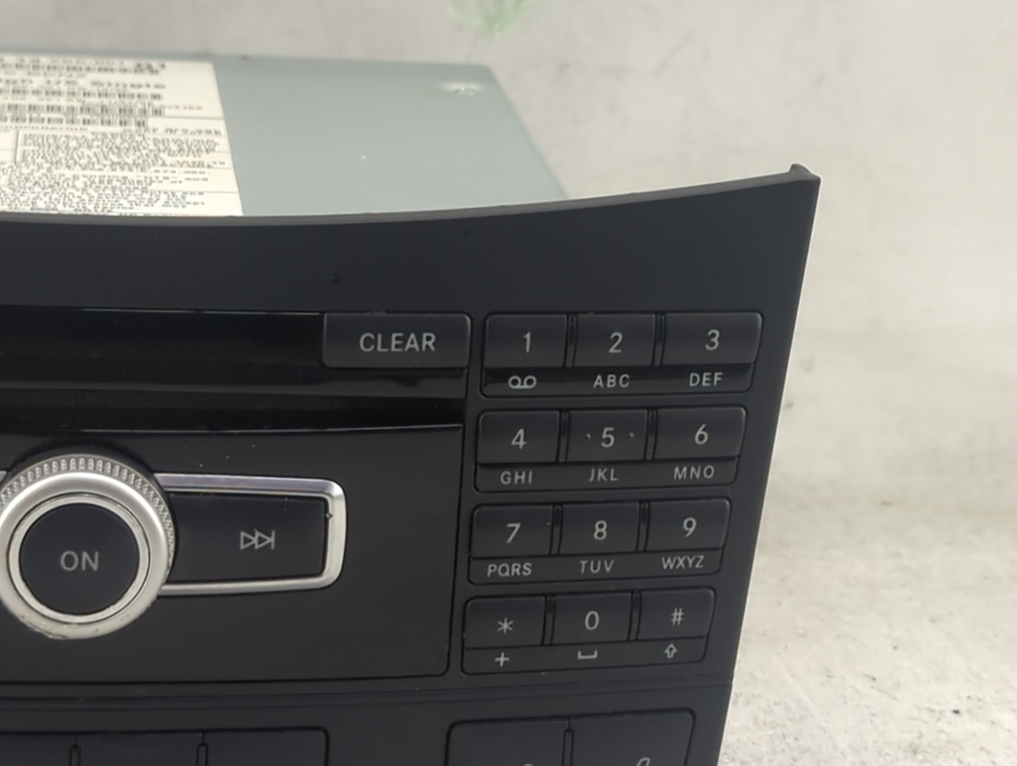 2012 Mercedes-Benz E350 Radio AM FM Cd Player Receiver Replacement P/N:A 2129004914 A2129011006, A1729029303, ME7800B2662040