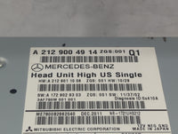 2012 Mercedes-Benz E350 Radio AM FM Cd Player Receiver Replacement P/N:A 2129004914 A2129011006, A1729029303, ME7800B2662040