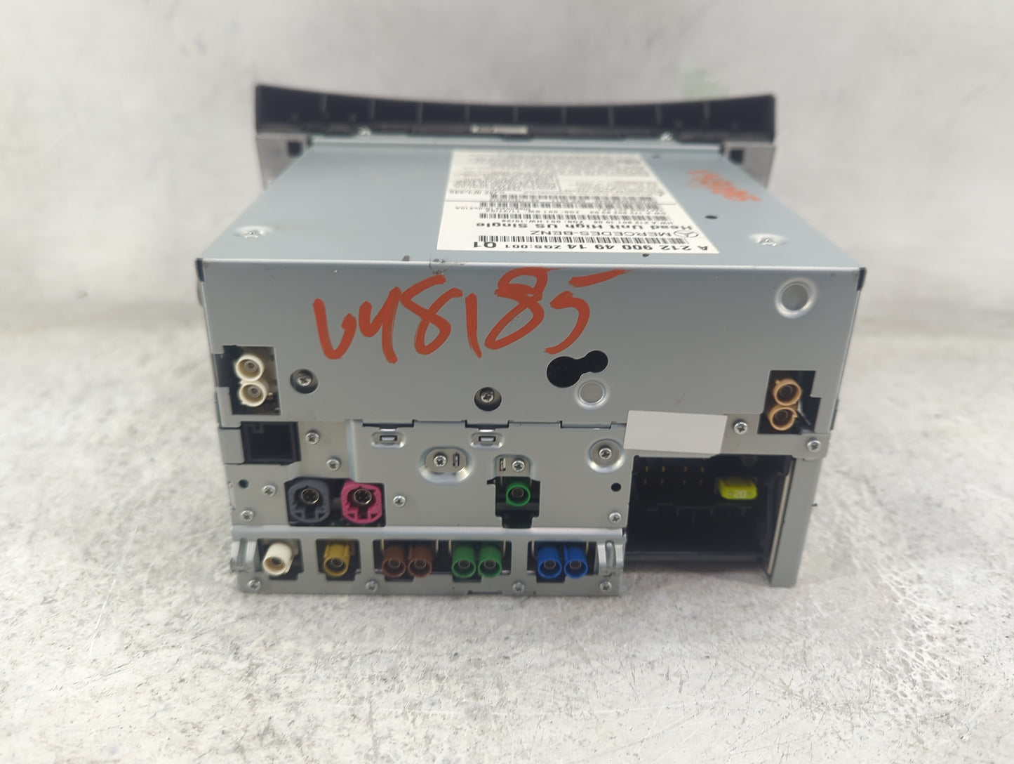 2012 Mercedes-Benz E350 Radio AM FM Cd Player Receiver Replacement P/N:A 2129004914 A2129011006, A1729029303, ME7800B2662040