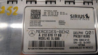 2010-2013 Mercedes-Benz E350 Radio AM FM Cd Player Receiver Replacement P/N:2128701789 212 870 17 89 Fits OEM Used Auto Part