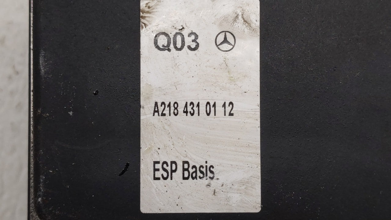 2012 Mercedes-Benz E350 ABS Pump Control Module Replacement P/N:2184310112 218 431 01 12 Fits OEM Used Auto Parts - Oemuseda
