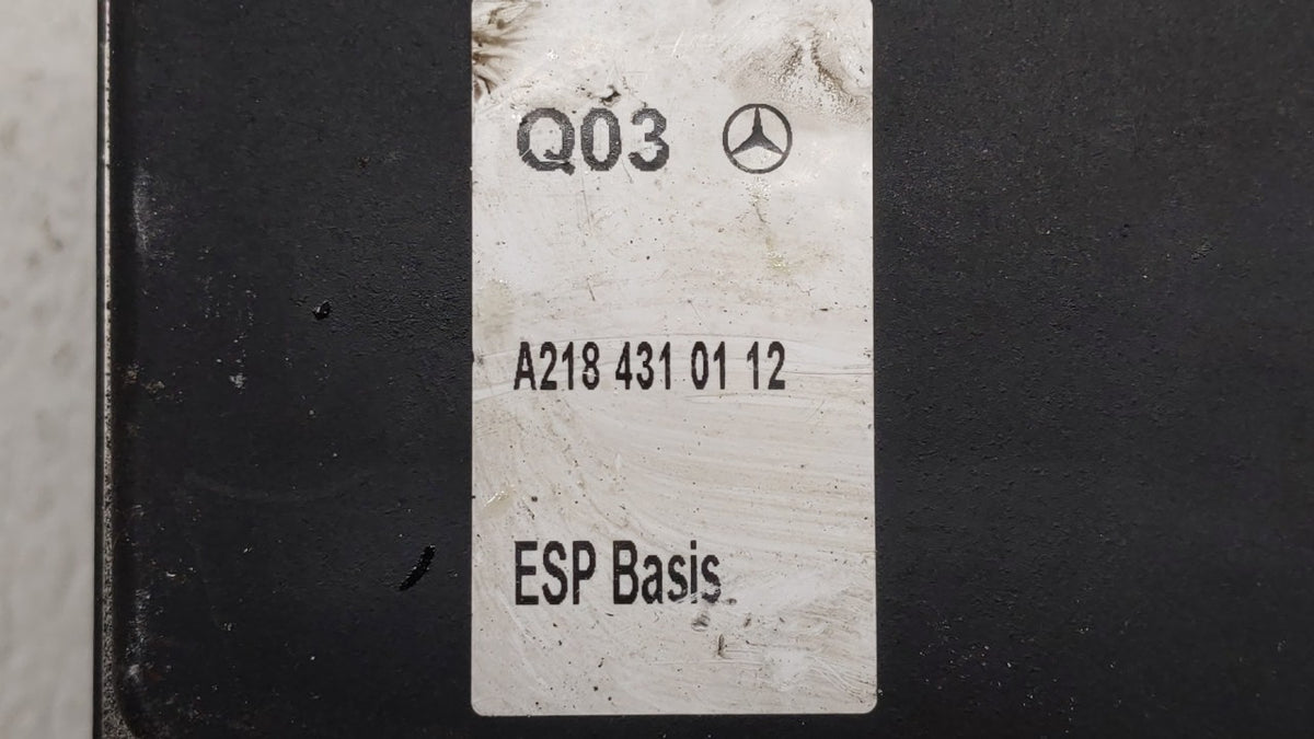 2012 Mercedes-Benz E350 Anti-Lock Brake ABS Pump Module Actuator OEM P/N:2184310112 218 431 01 12 Fits OEM Used Auto Parts -