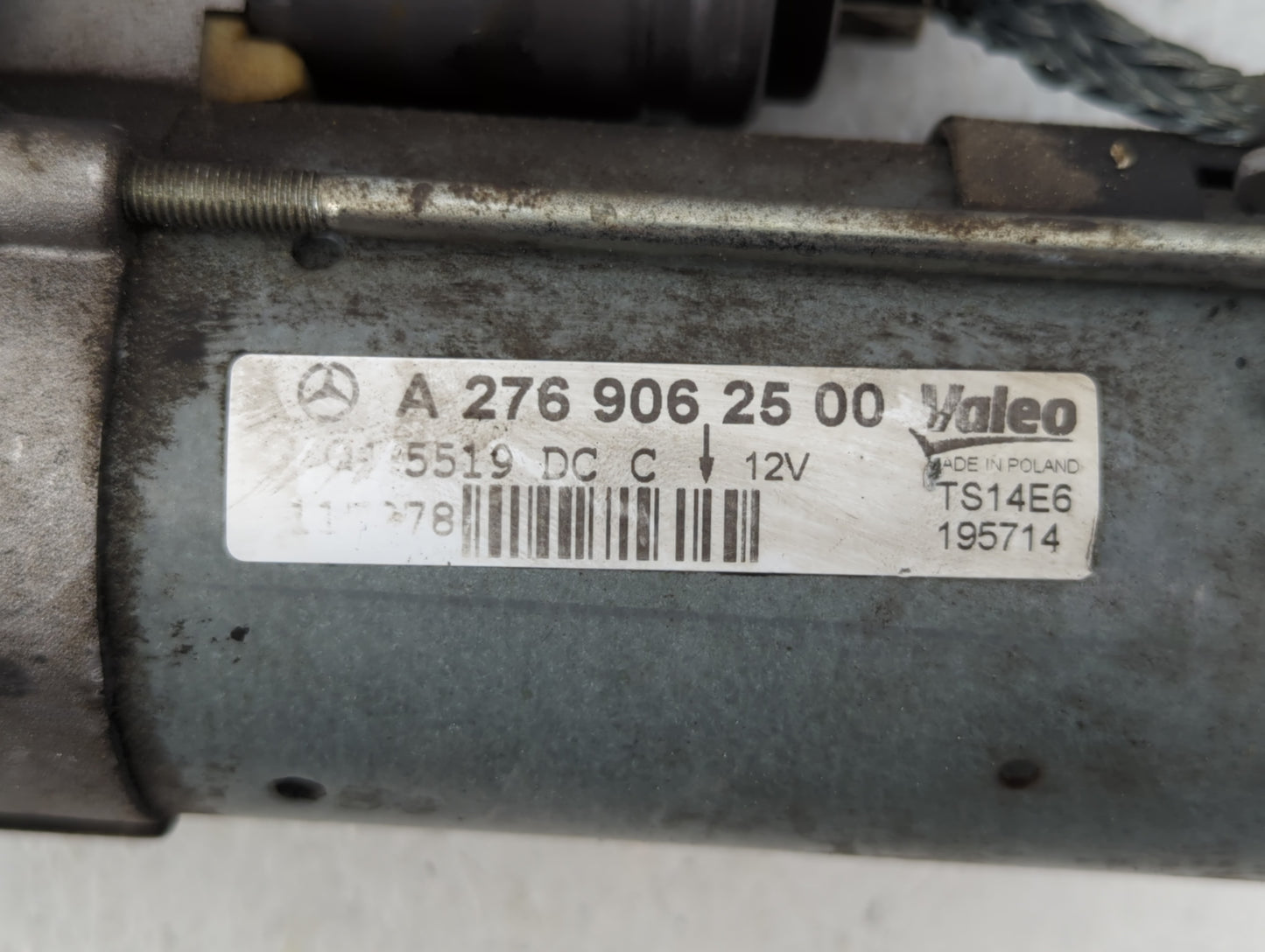 2012-2013 Mercedes-Benz E350 Car Starter Motor Solenoid OEM P/N:A 276 906 25 00 Fits Fits 2012 2013 2014 2015 2016 2017 2018