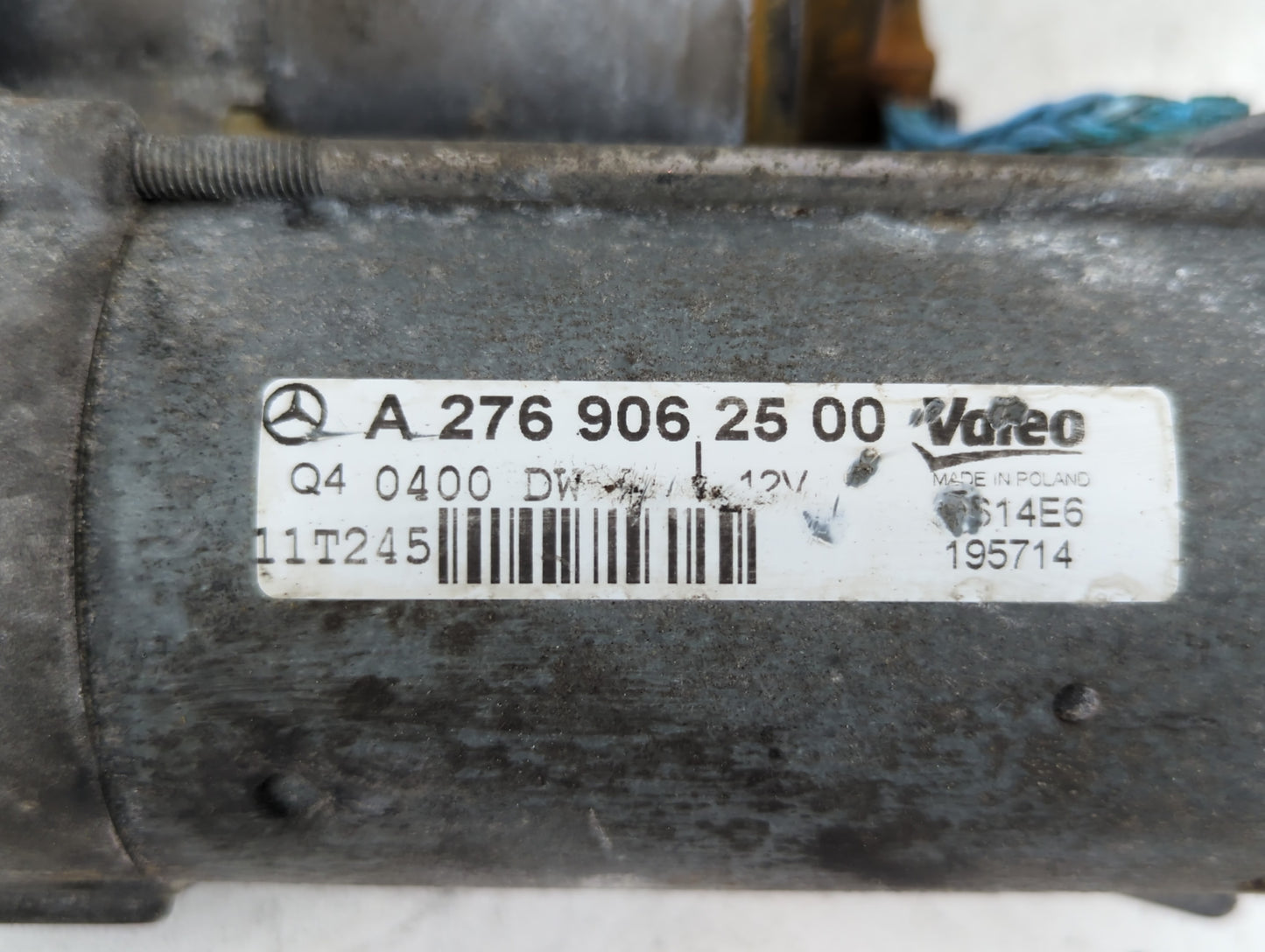2012-2013 Mercedes-Benz E350 Car Starter Motor Solenoid OEM P/N:A 276 906 25 00 Fits Fits 2012 2013 2014 2015 2016 2017 2018