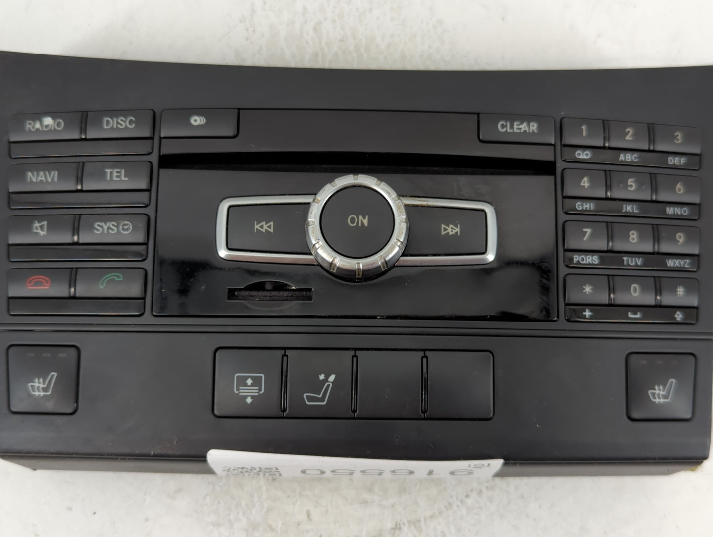 2012 Mercedes-Benz E350 Radio AM FM Cd Player Receiver Replacement P/N:A 212 820 25 10 Fits OEM Used Auto Parts - Oemusedaut