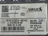 2011-2013 Mercedes-Benz Glk350 Radio AM FM Cd Player Receiver Replacement P/N:A2128706489 PN28284490 Fits OEM Used Auto Part